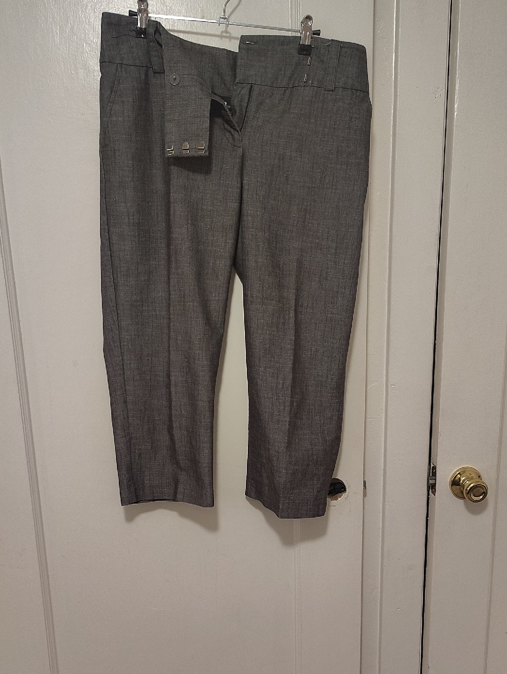 Gray Dress Pants - Classic Flat Front